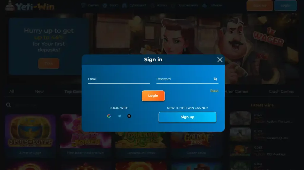 yeti win login